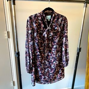 Cece by Cynthia Steffe Long Sleeve Floral Dress